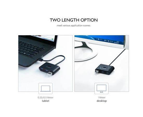  USB Hub Ugreen CR113 (40850) черный 