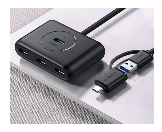  USB Hub Ugreen CR113 (40850) черный 