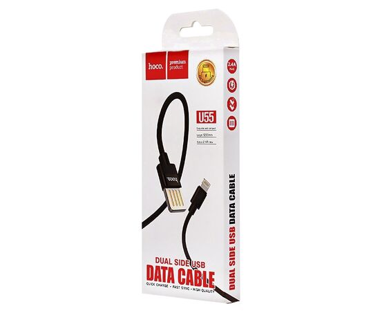  Кабель USB - Apple lightning Hoco U55 Outstanding (black) 