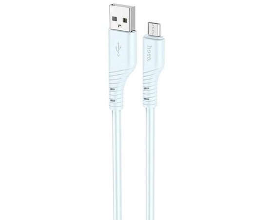  Кабель USB - micro USB Hoco X97 Crystal 100см 2,4A  (light blue) (220462) 