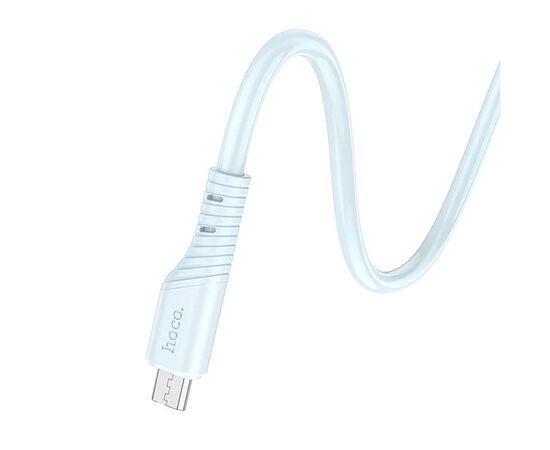  Кабель USB - micro USB Hoco X97 Crystal 100см 2,4A  (light blue) (220462) 