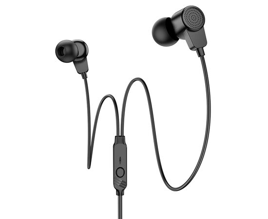  Проводные наушники BOROFONE BM64 Goalant, Jack 3.5mm, 1.2 м, черный 