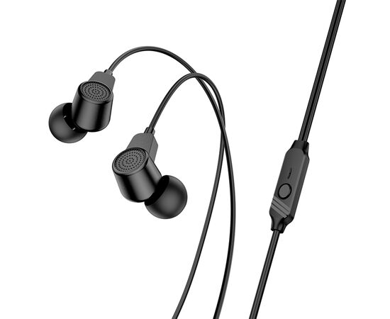  Проводные наушники BOROFONE BM64 Goalant, Jack 3.5mm, 1.2 м, черный 