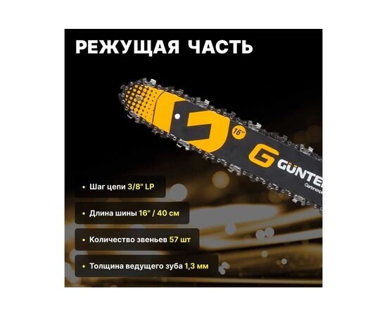  Бензопила Gunter MSH-4505 2.20 кВт 