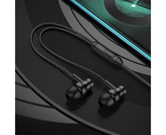  Проводные наушники BOROFONE BM67 Talent, Jack 3.5mm, 1.2 м, черный 