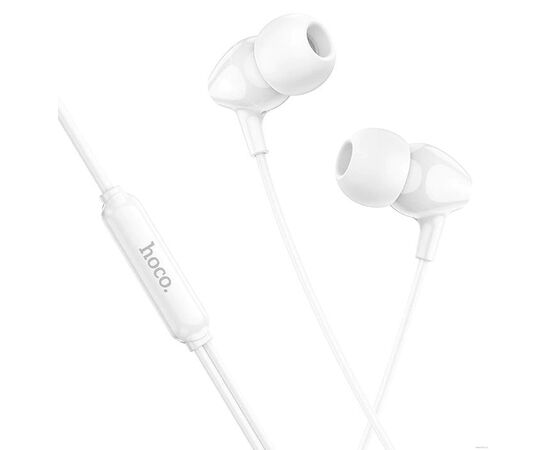  Наушники вакуумные AUX разъём с МК кнопка ответа длина 1.2м Hoco M94 (White) 