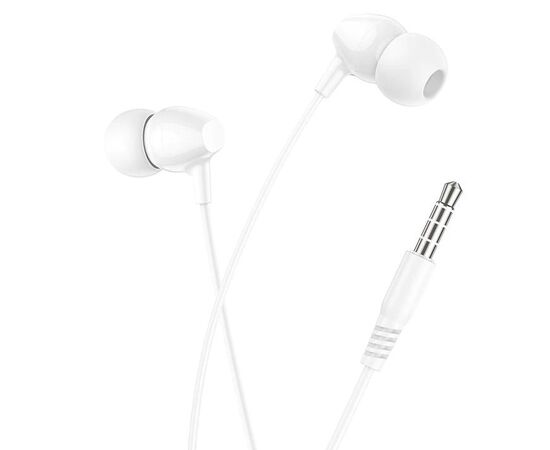  Наушники вакуумные AUX разъём с МК кнопка ответа длина 1.2м Hoco M94 (White) 