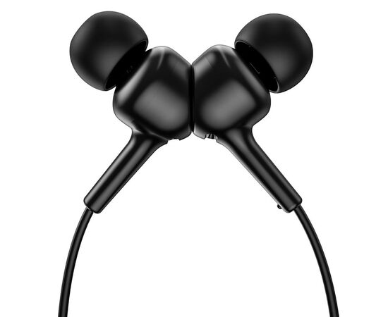 Bluetooth-наушники вкладыши с шейным шнурком Hoco ES51 Era (Black) 