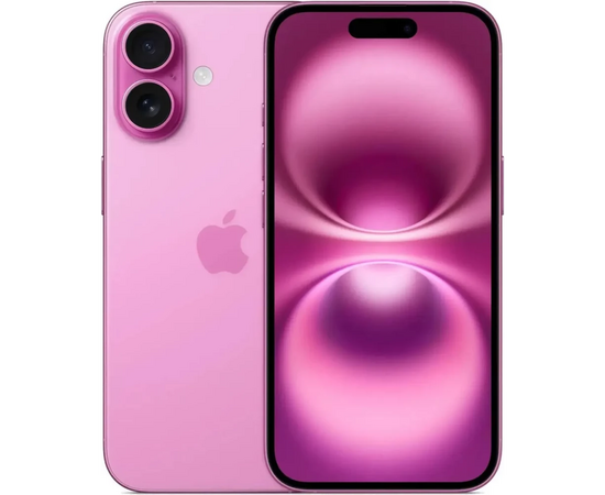  Смартфон Apple iPhone 16 MYDT3J/A 128Gb розовый 3G 4G 6.1" 1179x2556 iOS 18 48Mpix 802.11 a/b/g/n/ac/ax/be NFC GPS Protect 