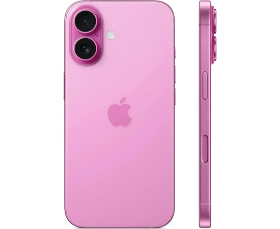 Смартфон Apple iPhone 16 MYDT3J/A 128Gb розовый 3G 4G 6.1" 1179x2556 iOS 18 48Mpix 802.11 a/b/g/n/ac/ax/be NFC GPS Protect 
