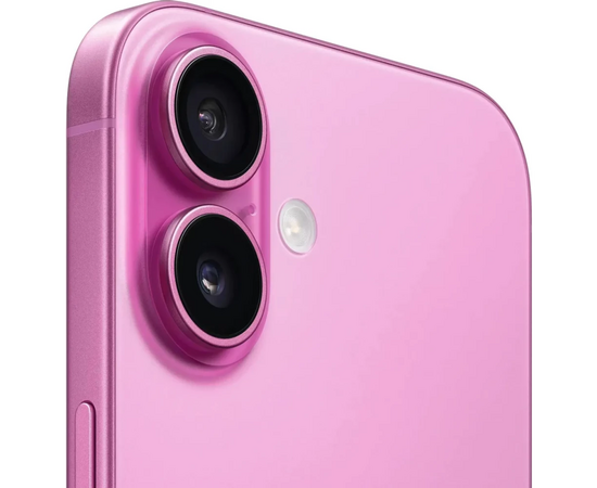  Смартфон Apple iPhone 16 MYDT3J/A 128Gb розовый 3G 4G 6.1" 1179x2556 iOS 18 48Mpix 802.11 a/b/g/n/ac/ax/be NFC GPS Protect 