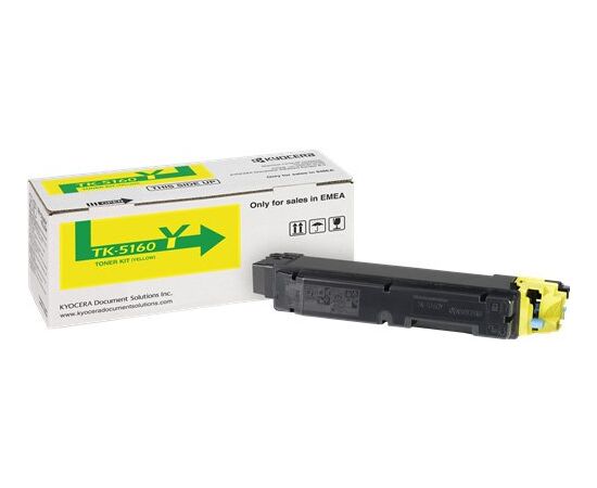  Тонер-картридж TK-5160Y 12 000 стр. Yellow для P7040cdn 