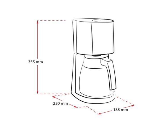  Кофеварка капельная Melitta Enjoy Top Therm 1017-08 Black 