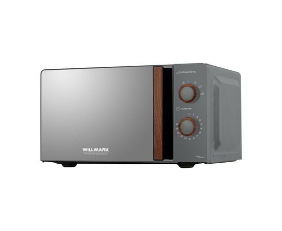  Микроволновая печь WILLMARK WMO-203MMW сер.мат./зеркал.дверц 